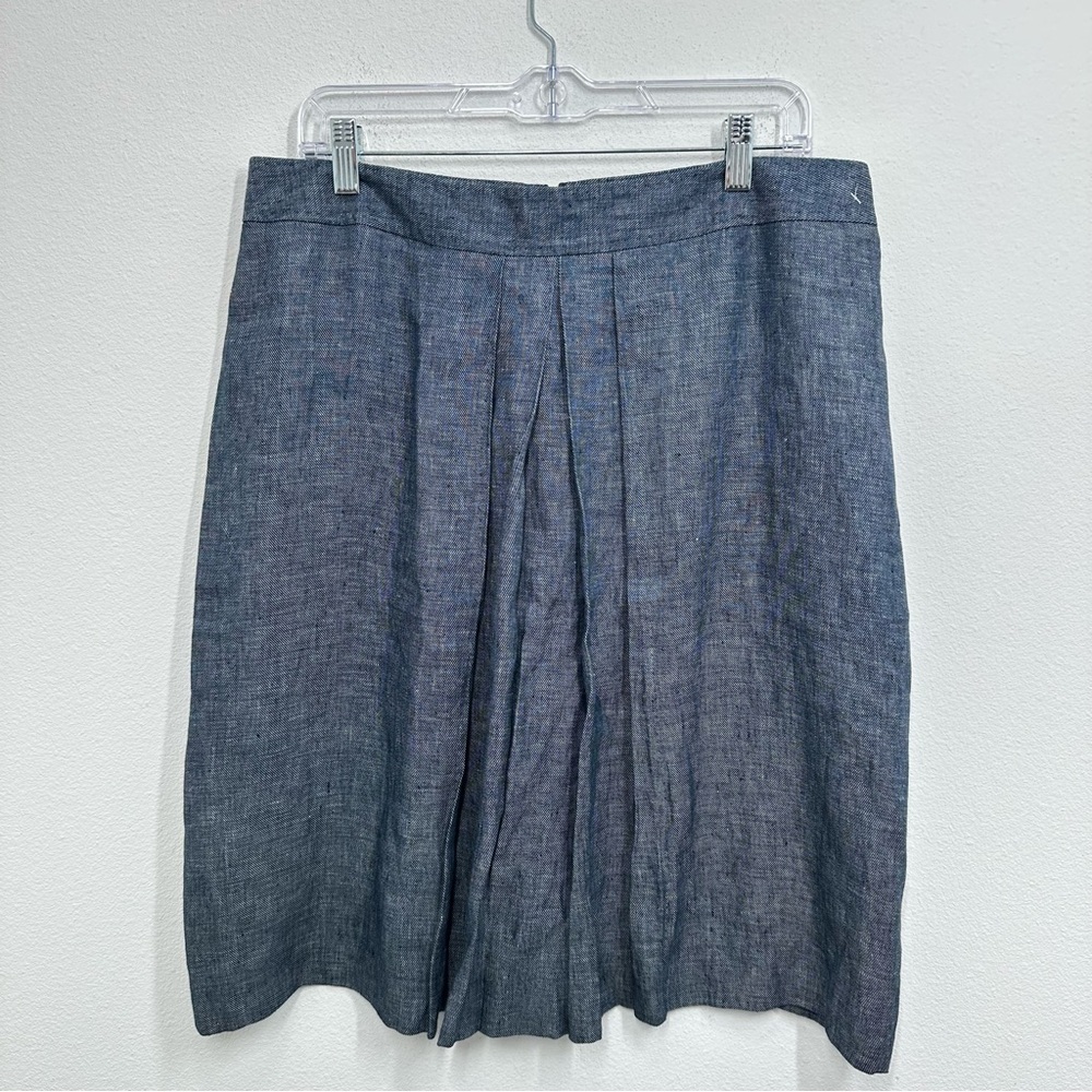 Brooks Brothers Blue Midi Skirt